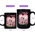 thumbnail image 4 of Hello Valentine’s Day Bulldog Flower Crown Romantic Pink Floral Mug Dog Lover Gifts Idea Coffee Tea Cup - 00031, 4 of 4