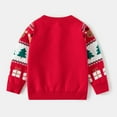 thumbnail image 4 of Girls Sweaters Kids Clothes Toddler Kids Girls Boys Christmas Sweater Casual Prints Knitted Long Sleeve Outwear Winter Top Sweater, 4 of 9