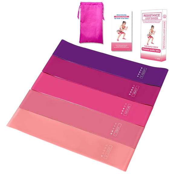 Resistance Bands,Resistance Bands 5pcs Resistance Loop Band Set With Bands Set Band Set Band Set Resistance Loop Bands Loop Bands Set Dabey Havou Tubbek Leeofty