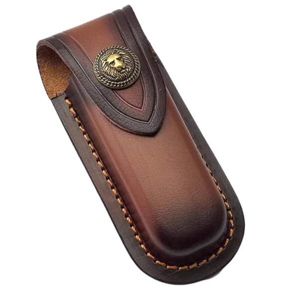 vlrwzc Leather Knife Cover Knife Sheath Belt Loop Knife Sheaths PU Leather Safety Knife Pouch Holder for Outdoors Camping Fishing