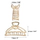 thumbnail image 3 of Pinzas de metal medianas para el cabello de 3 pulgadas, pasadores para el cabello, garra de línea en forma de arco para accesorios de moda para la belleza de las mujeres, 3 of 9