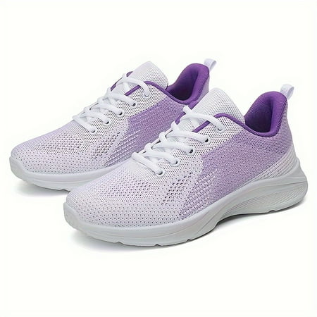 

Women s Breathable Knit Sneakers Casual Lace Up Outdoor Shoes Comfortable Low Top Sport Shoes
