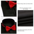 thumbnail image 4 of Chemise Slim Régulière pour Hommes, Chemise de Mariage Smoking, Chemise de Robe Smoking Plissée Optimisée pour l'Excellence, 4 of 5