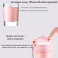 thumbnail image 3 of Mini Portable Blender,Personal Blender Small Fruit Mixer Electric USB Rechargeable Juicer Cup Fruit Mixing Machine Home Travel,300ML,Blue, 3 of 8