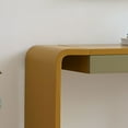 thumbnail image 4 of Kings Brand Furniture Yuma Wooden Console Table - Contemporary Thin Sofa Table, Side Table, Entryway Table with 2 Drawers Perfect for Hallway, Living Room, Foyer (Honey Mustard), 4 of 6