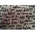 thumbnail image 5 of oneOone Cotton Silk Gray Fabric Text Fabric For Sewing Printed Craft Fabric By The Yard 42 Inch Wide-PJ, 5 of 5
