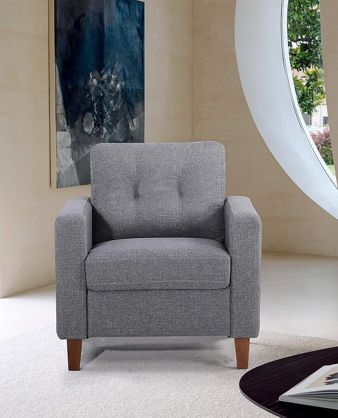 US Pride Furniture Tufted Accent Armchair