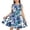 b-932Blue466, variant on MEZZALL Girls Flower Print Sleeveless Dress With Pockets Cute Casual Summer Play For Toddler Kids O-Neck Lovely Dresses
