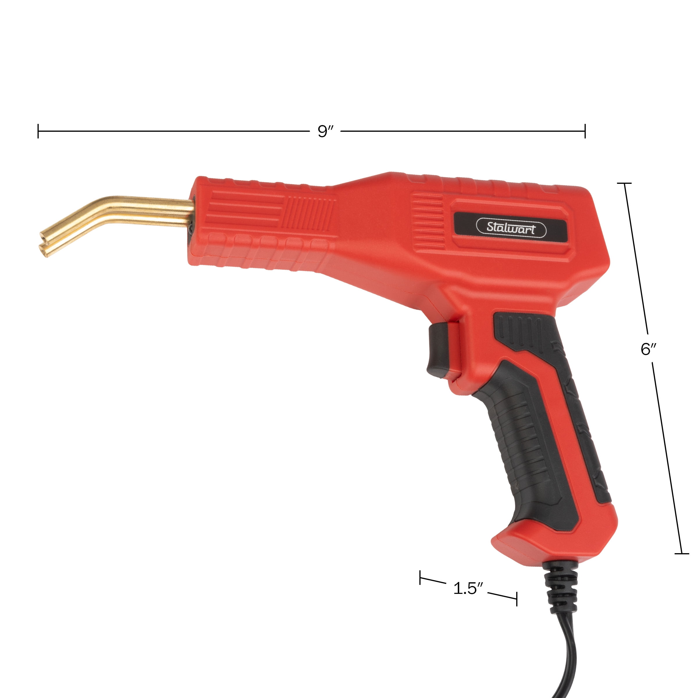 Stalwart 120V/50W Plastic Welder with 200PCS Staples, Cutter, and Knife
