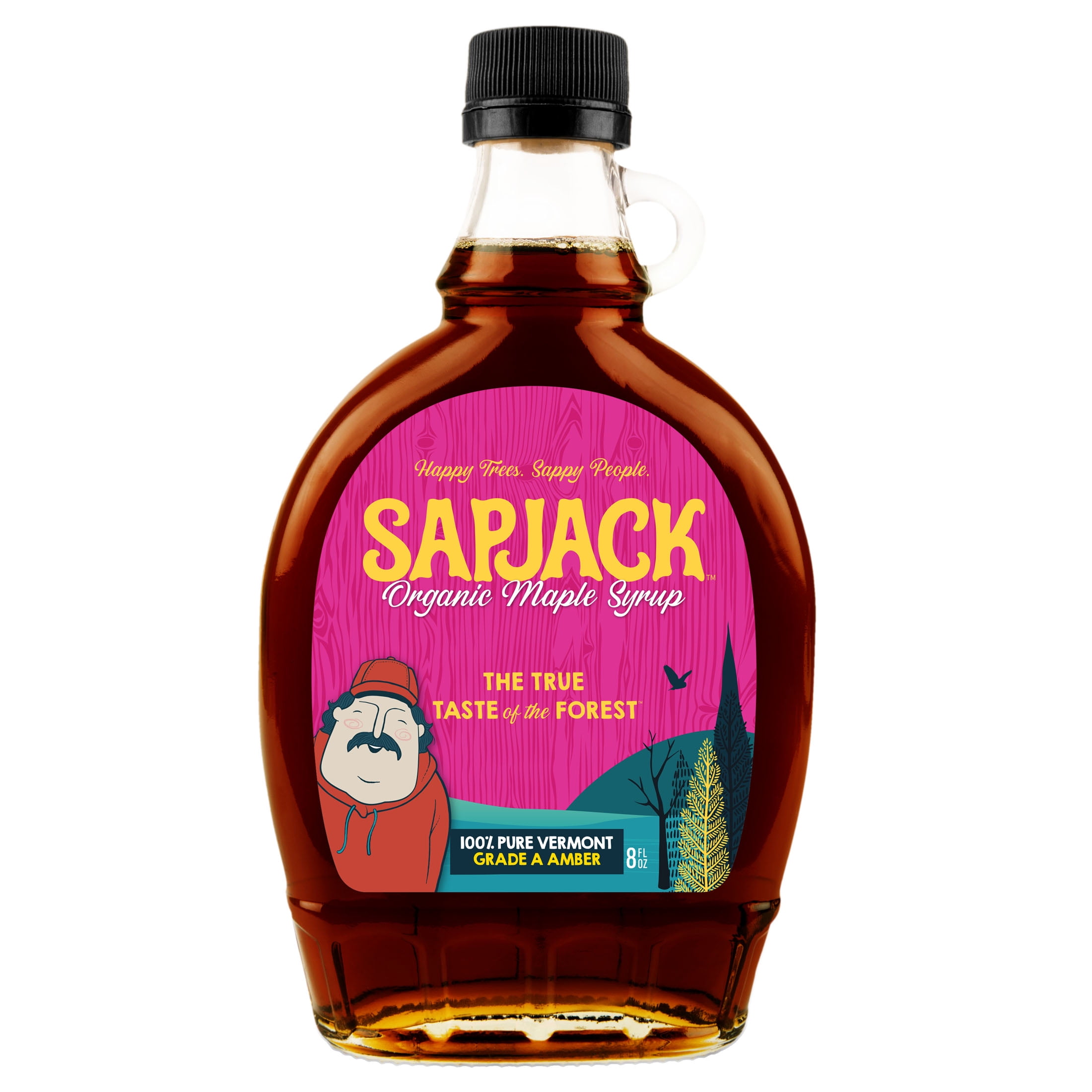 SAPJACK Grade A Amber Maple Syrup - 8oz