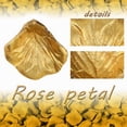 thumbnail image 3 of 1000PCS Artificial Rose Petals,Fake Flower Petals,Fake Rose Petals Decoration for Romantic Night,Wedding - gold, 3 of 5