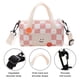 thumbnail image 3 of Bolso tipo cubo con diseño de tablero de ajedrez Monedero de lona estilo occidental, 3 of 6