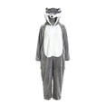thumbnail image 4 of Ruyang Wolf Hooded Jumpsuit for Kids Cute Animal Flannel Long Sleeve Bodysuits Fall Outdoor Activity Warm Clothes for Girls Boys, 4 of 4