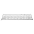 thumbnail image 2 of MIIIW K02 Clavier Sans Fil Bluetooth à Double Mode, Clavier Universel (BT 4.0+2.4GHz USB) avec 102 Touches Rondes, Interrupteur à Ciseaux, Support Intégré, Design Ergonomique pour Windows, Mac, iOS, Android, 2 of 5