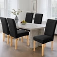 thumbnail image 6 of Votnto Chair Covers For Dining Room Stretch Chair Slipcovers, Removable Washable Chair Seat Protectors for Kitchen Seat Protectors Wedding Banquet Decor Kids Pets, 6 of 6