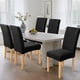 thumbnail image 5 of Cubiertas de asiento para Sillas de Comedor, Cubiertas de Estiramiento Tela Lavable Negra, Protectores de Silla de Cocina, Cubiertas de asiento de Silla de Cocina, 5 of 6