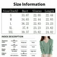 thumbnail image 2 of Sweaters for Women V Neck Casual Knit Long Sleeve Tops Lightweight Pullover Clothes Fall Fashion Outfits 2026 Dark Blue XL, 2 of 6