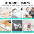 thumbnail image 3 of Handheld Bidet Sprayer for Toilet, Solid Brass Hot and Cold Mixer Valve Ensures Safe Temperature Control, Leakage Free, Adjustable Water Pressure for Gentle to Full Pressure Spray, 3 of 5