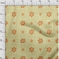 thumbnail image 3 of oneOone Viscose Chiffon Light Brown Fabric Floral Sewing Craft Projects Fabric Prints By Yard 42 Inch Wide, 3 of 4