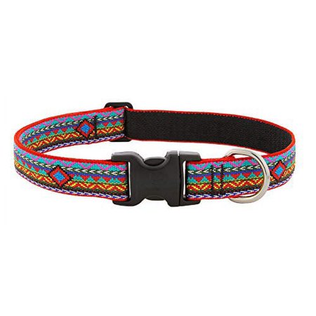 UPC: 0746889915539 | LupinePet Original Designs Multicolored El Paso Nylon Dog Adjustable Collar