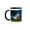 Black/White, variant on 3drose, Usa, South Dakota, Pierre, South Dakota State Capitol Exterior, 11oz Two-tone Green Mug
