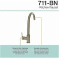 thumbnail image 2 of 711-bn Brushed Nickel Bar Single-Handle Faucet, 2 of 3