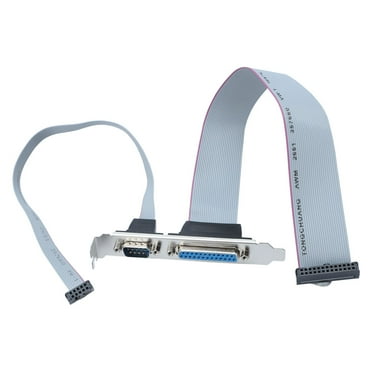 DB25 to IDC 26p   DB 9 to IDC 10p Com Port Motherboard Cable Slot Panel