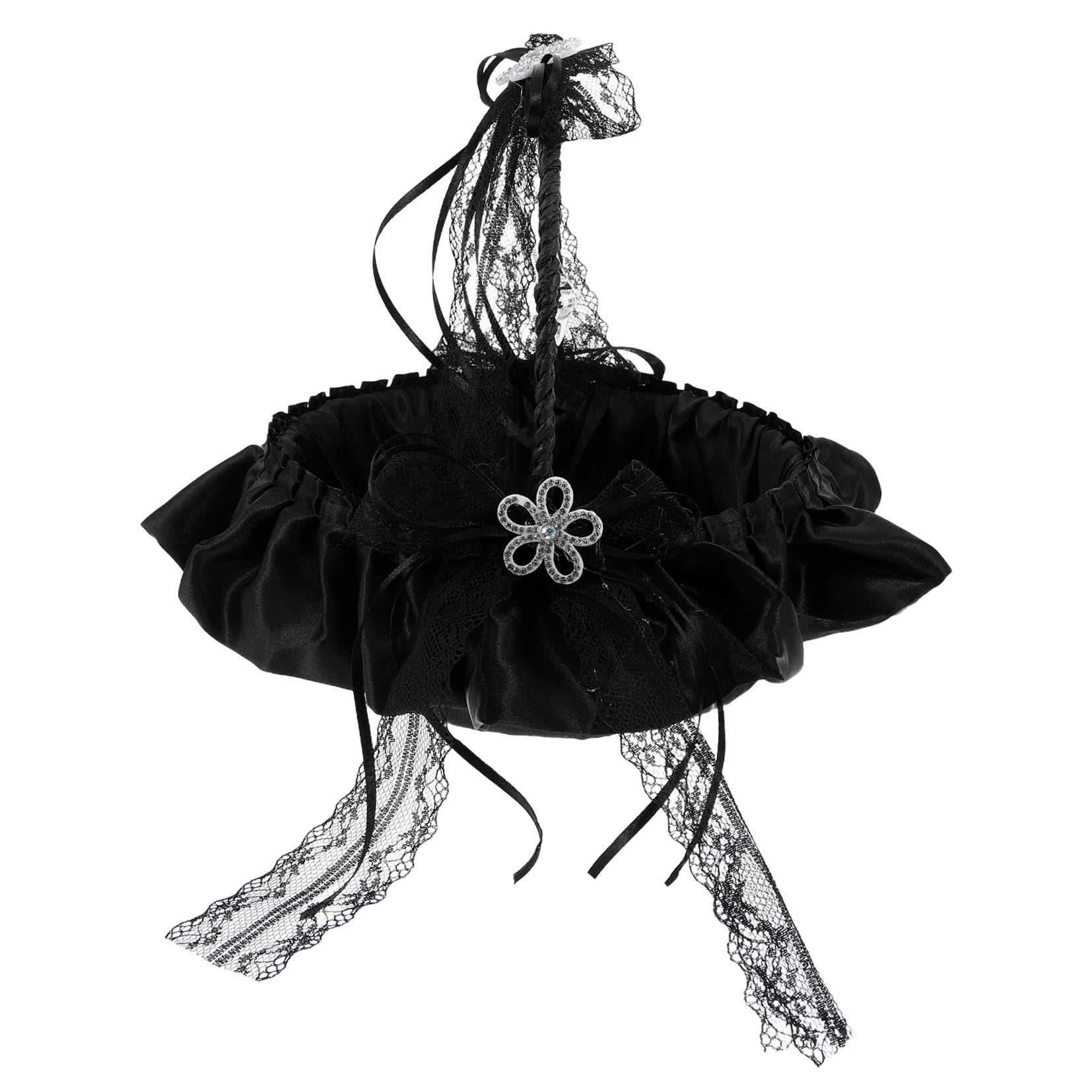 FOMIYES Wedding Flower Basket with Handle for Garden Ceremony, Party Decoration, and Elegant Event Use