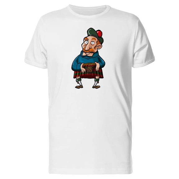 Scotsman With A Kilt & Sporran Tee Men's -Image by Shutterstock