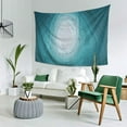 thumbnail image 2 of YFYANG Blue Abstract Lines Tapestry, Bedroom Dormitory Living Room Decoration Tapestrys Wall Hanging , 80 x 60 in, 2 of 8
