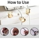 thumbnail image 3 of Juego de 3 anclajes de cable premium Toystoory dorados y clips funcionales, 3 of 6