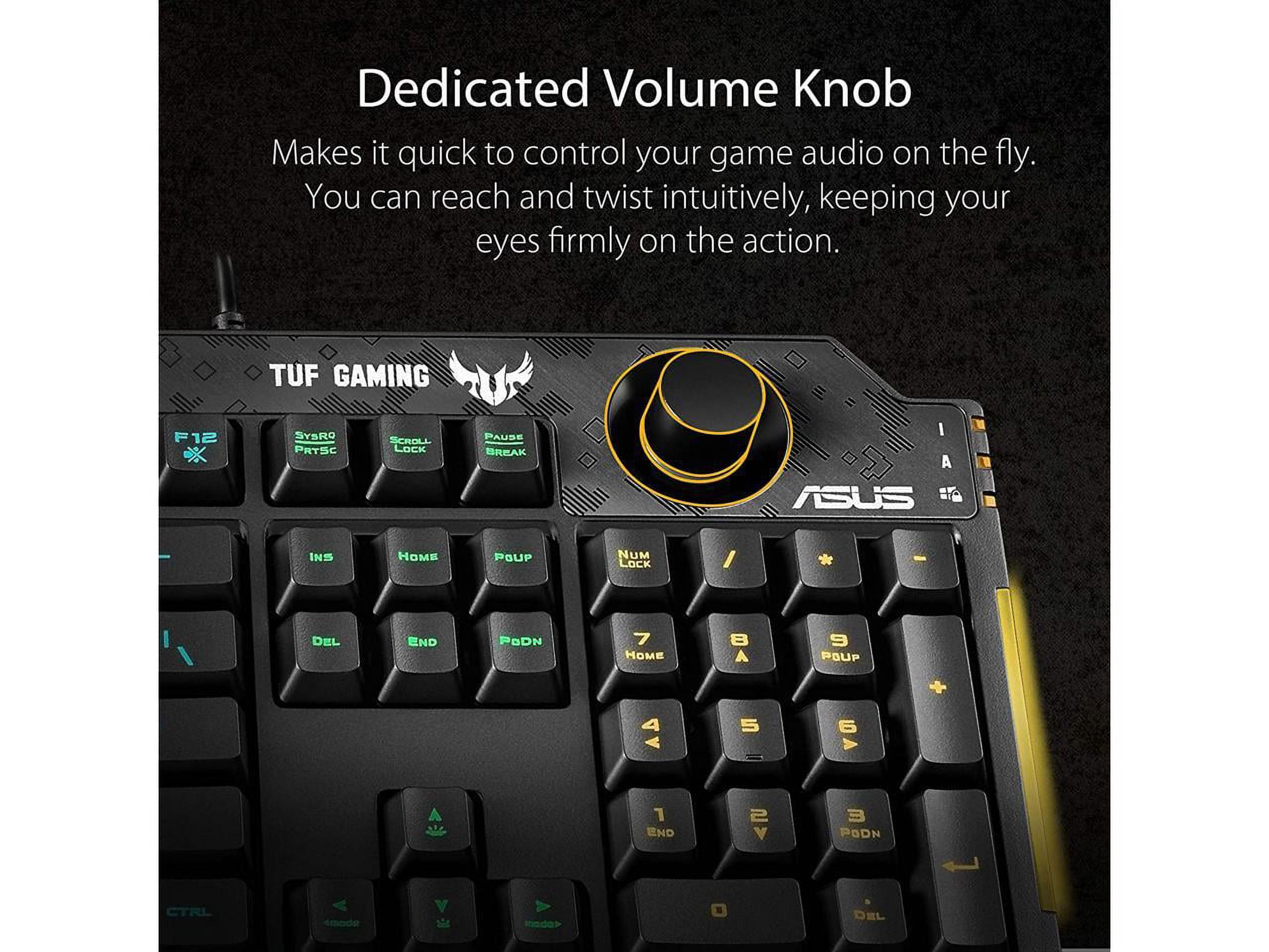 ASUS TUF Gaming K1 Gaming Keyboard RA04, Wired