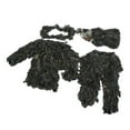 thumbnail image 2 of Ropa de disfraz para niños, traje Ghillie, chaqueta militar, pantalones y sombrero, ideal para cazar y observar aves en la selva, con una altura inferior a 1,55 m., 2 of 14