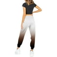 thumbnail image 3 of pxiakgy women pocket trouser sweatpants printed comfy high waisted workout casual joggers pants coffee + xs, 3 of 8