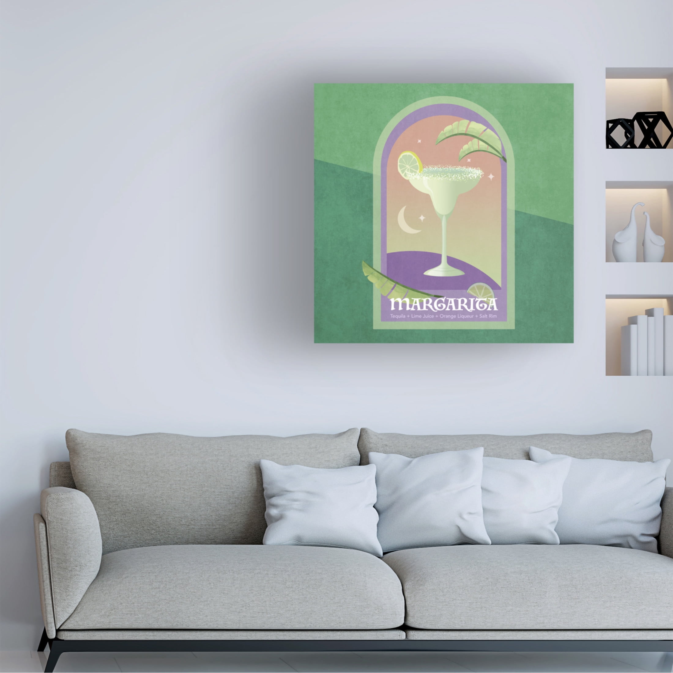 Trademark Fine Art Emel Tunaboylu Kokteyl Margarita Canvas Wall Art