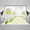 thumbnail image 1 of EREHome Tissu Polyester Fond de Photographie de Mariage Accessoires de Studio de Photographie 7x5ft, 1 of 2