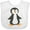 AA-White, variant on Inktastic Cute Baby Penguin Boys or Girls Baby Bib