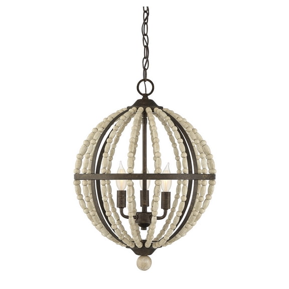 Trade Winds Francine 3-Light Pendant in Avignon