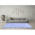thumbnail image 3 of Ahgly Company Indoor Rectangle Solid Blue Modern Area Rugs, 2' x 4', 3 of 4