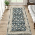 thumbnail image 2 of RUGKING Blue Runner Rug 2'x5' Area Rug Hallway Runner Rug Washable Rug Kitchen Rug Vintage Floral Rug for Doorway, 2 of 9