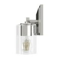 thumbnail image 5 of Hunter - Kerrison 2-light Brushed Nickel, Medium Size Vanity Light, Dimmable, for Bedrooms, Dining, Living Rooms - 48027, 5 of 7