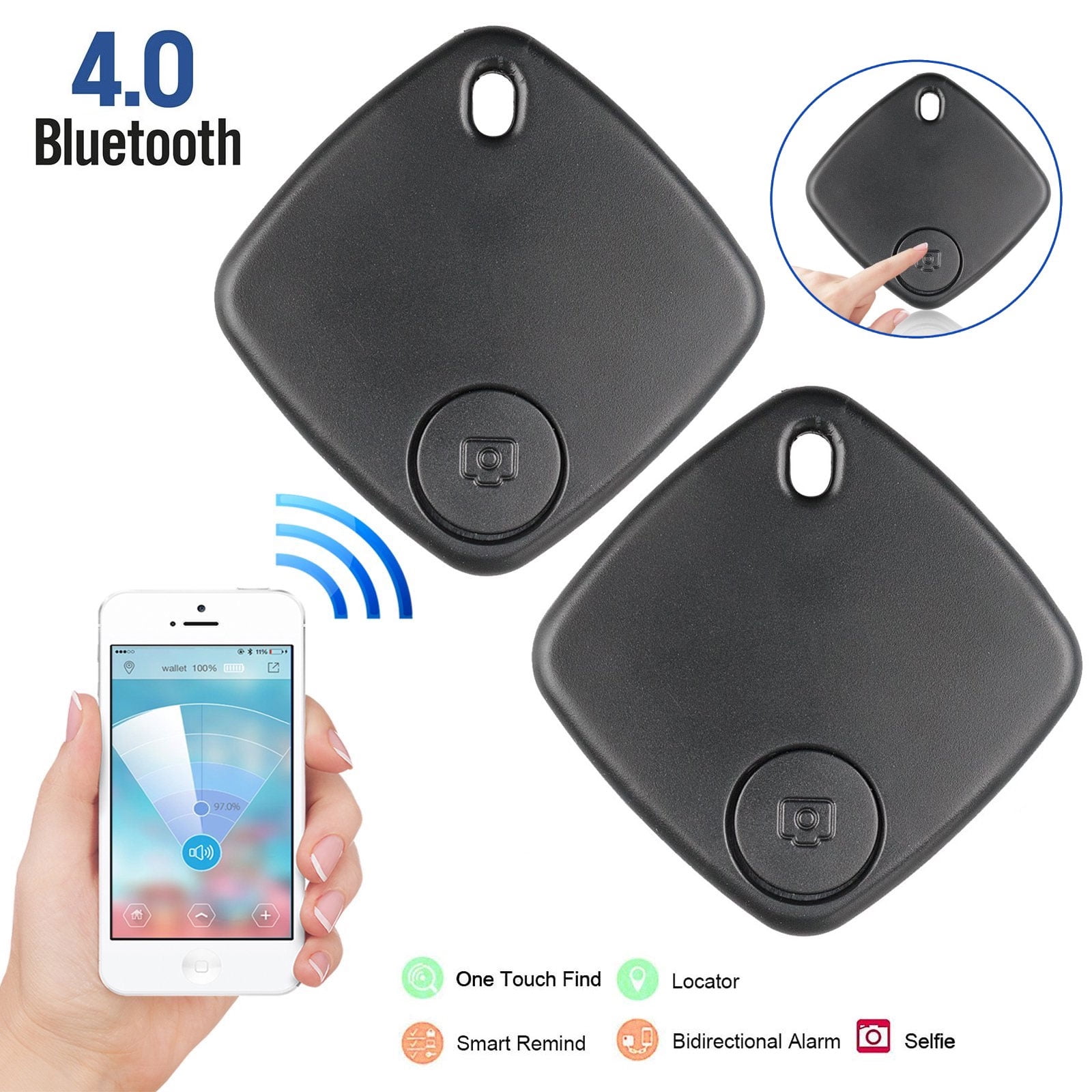Wallet TrackR Bluetooth Tracking Device for Phone GPS Purse Keys Pets Bike NEW 
