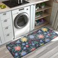 thumbnail image 3 of Pioneer Flower Floral Print Pattern Kitchen Rug Mat,Kitchen Runner Rugs Non Skid Washable,Decorative Kitchen Floor Mats for Kitchen,Sink,Laundry,17"x47.2", 3 of 7