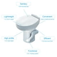 thumbnail image 2 of Aqua Magic Residence RV Toilet / High Profile / White - Thetford 42169, 2 of 2