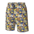 thumbnail image 5 of Naloa Sicilian Style Men's Beach Shorts, Surfing shorts, Swim trunks, Quick Dry Swim Trunks for Surfing Beach Fun - 3X-Large, 5 of 9