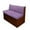 Purple, variant on XYZCANDO Purple RV Dinette Cushion Covers Camper Decor Universal Bench Seat Cover Comfortable Cushion Covers for Couches and Sofas 1 Backrest Cover and 1 Bench Cover