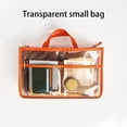 thumbnail image 4 of Clear Stadium Approved Tote Bag for Concerts and Travel - Transparent PVC Makeup Organizer with Multiple Pockets, 4 of 7