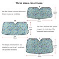 thumbnail image 5 of Cartoon Little Birds Car Windshield Sun Shade Foldable Car Front Window Visor Heat and UV Protection 55x27.6, 5 of 8