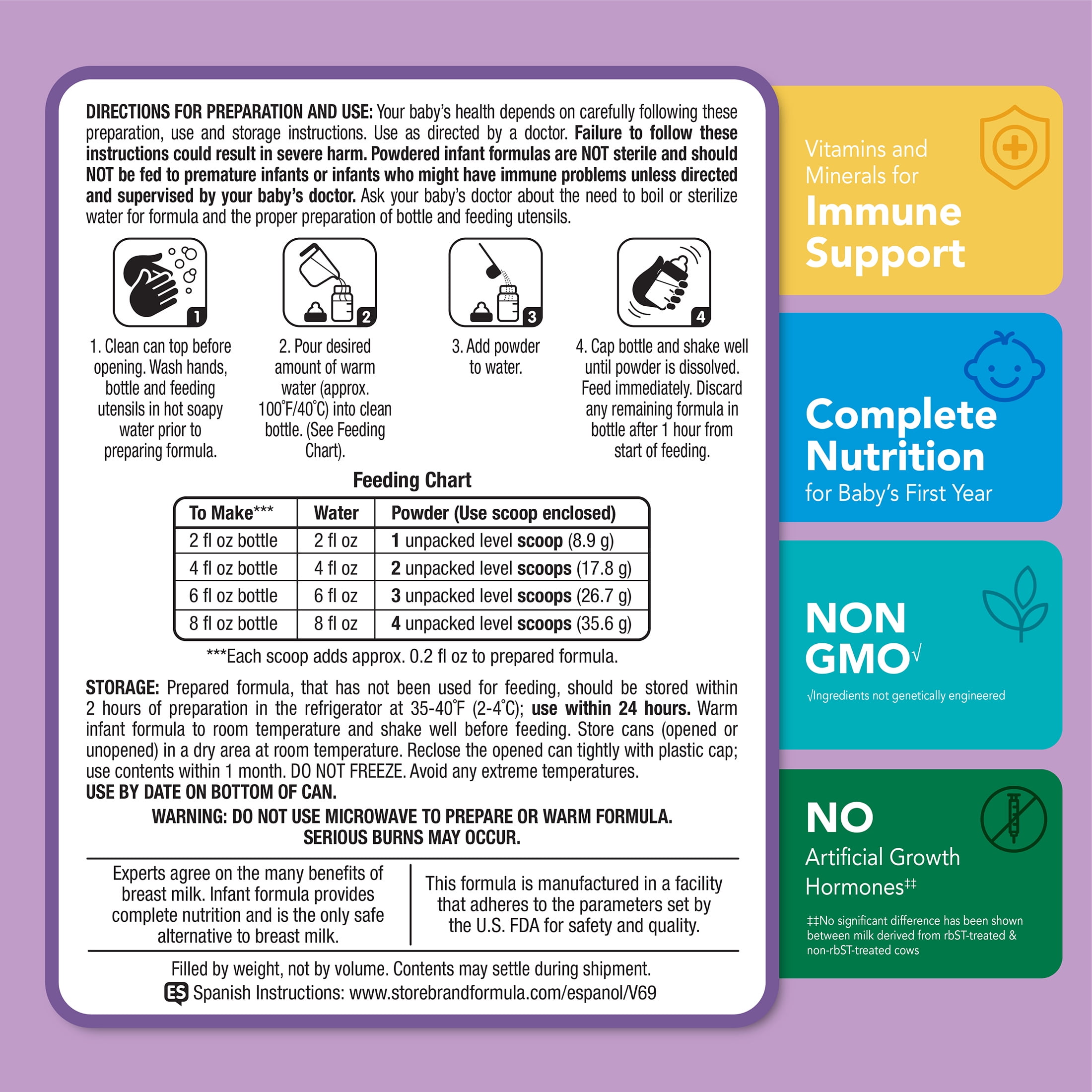 Parent's Choice Distilled Distilled Water For Formula - Main Image