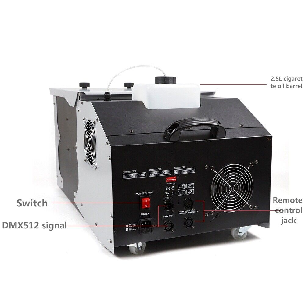 Low Lying Smoke Fog Machine Low Profile Fogger Stage DJ Smoke Show 1500W
